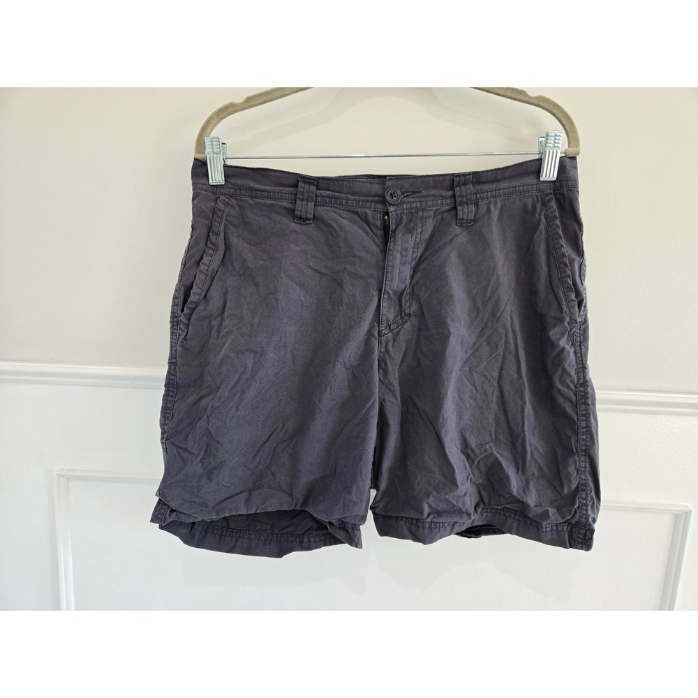 Columbia Mens Chino Shorts‎ Dark Gray Cotton Casual Outdoor AM4471 Size 32W 8L